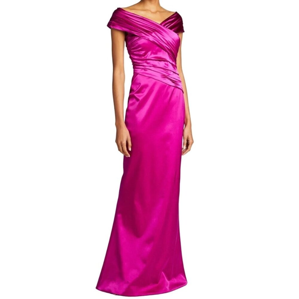 Chiara Boni Vibrant Pink Maxi Dress/ formal gown